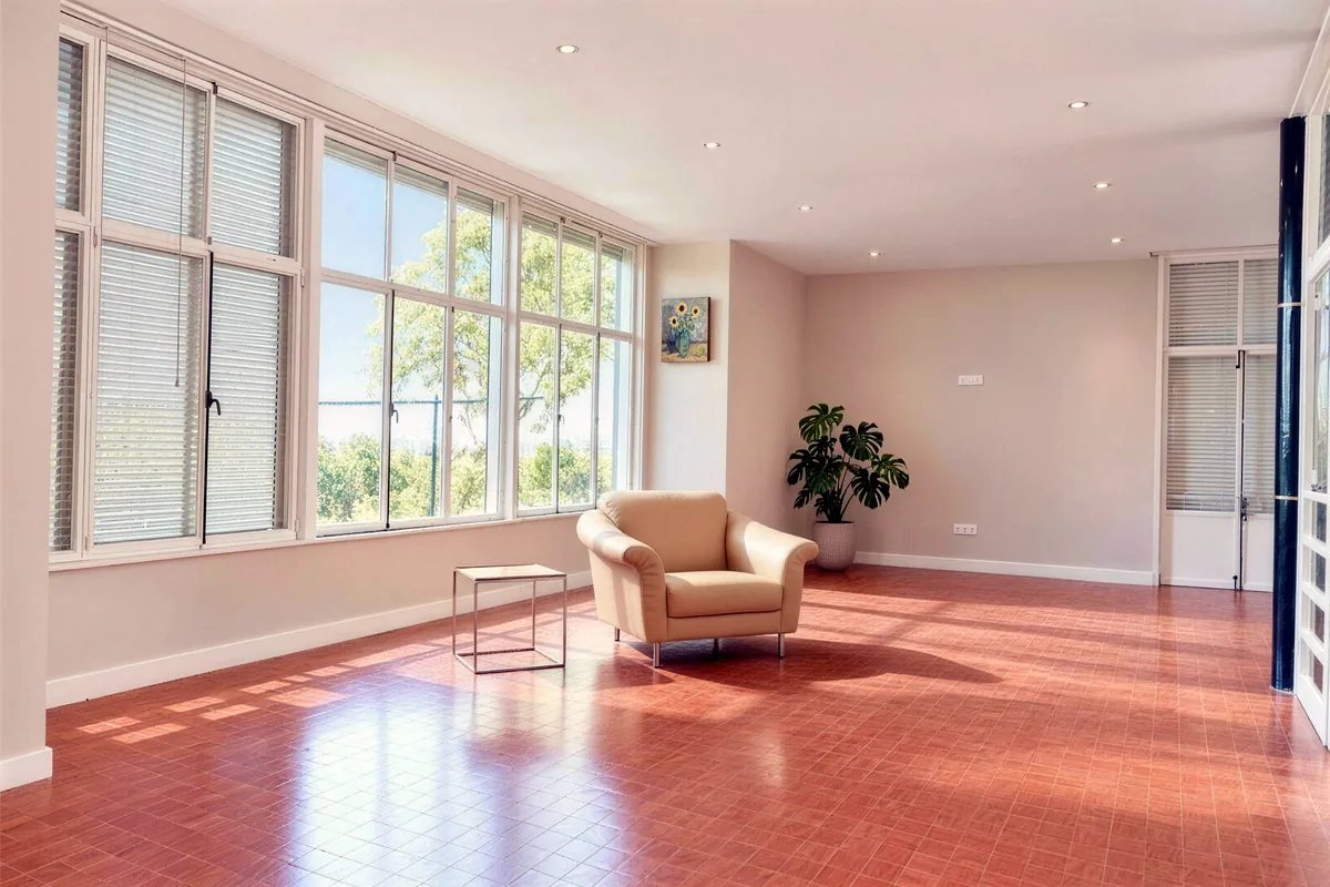 Sala de luz de Casa Amada como set de rodaje