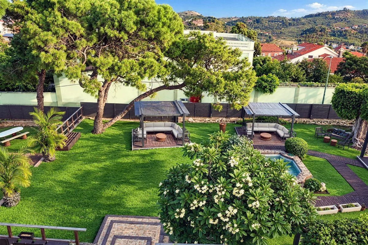 Aerial view of the Casa Amada estate